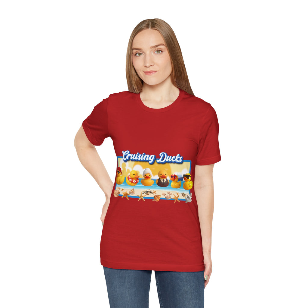 Cruising Ducks T-Shirt – Cute Rubber Duck Beach Graphic Tee
