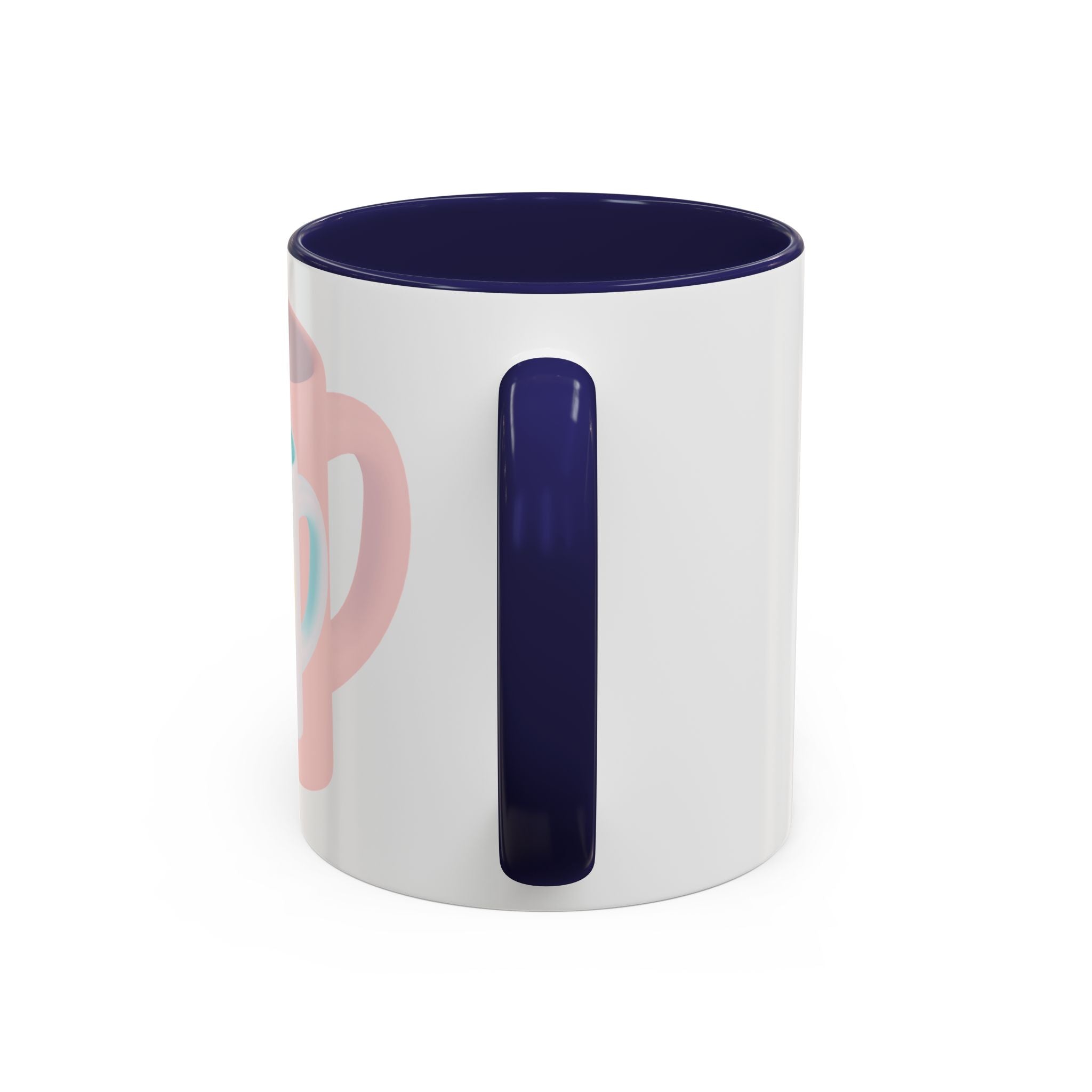 Nested Mugs Coffee Mug — Colorful Retro Stacked Cup Design (11/15oz)