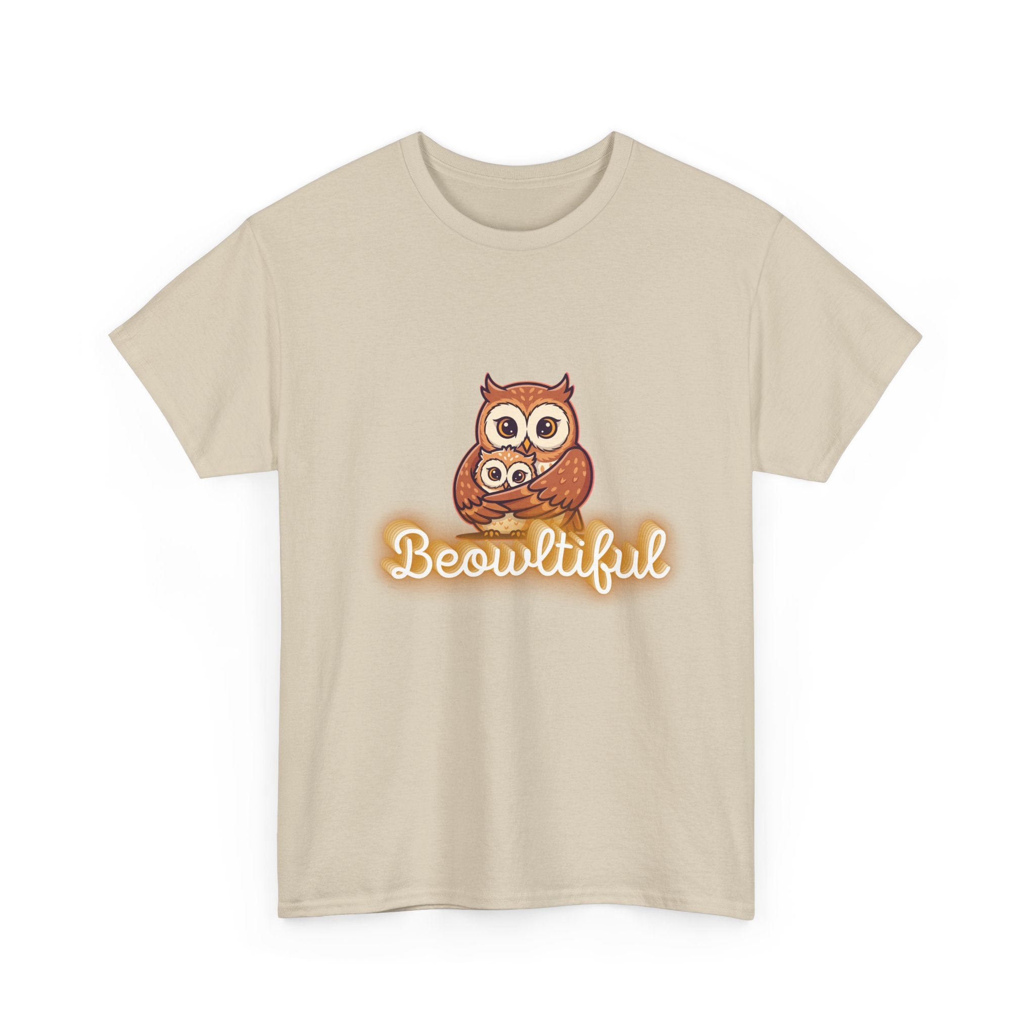 Beowtiful Owl T-Shirt - Cute Owl Graphic Tee for Bird Lovers & Fall Fashion