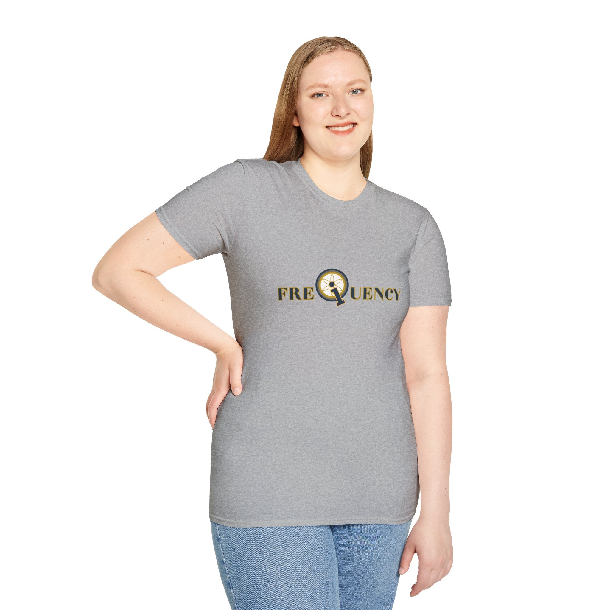 Frequency Graphic T-Shirt – Magnifying Glass Logo Tee