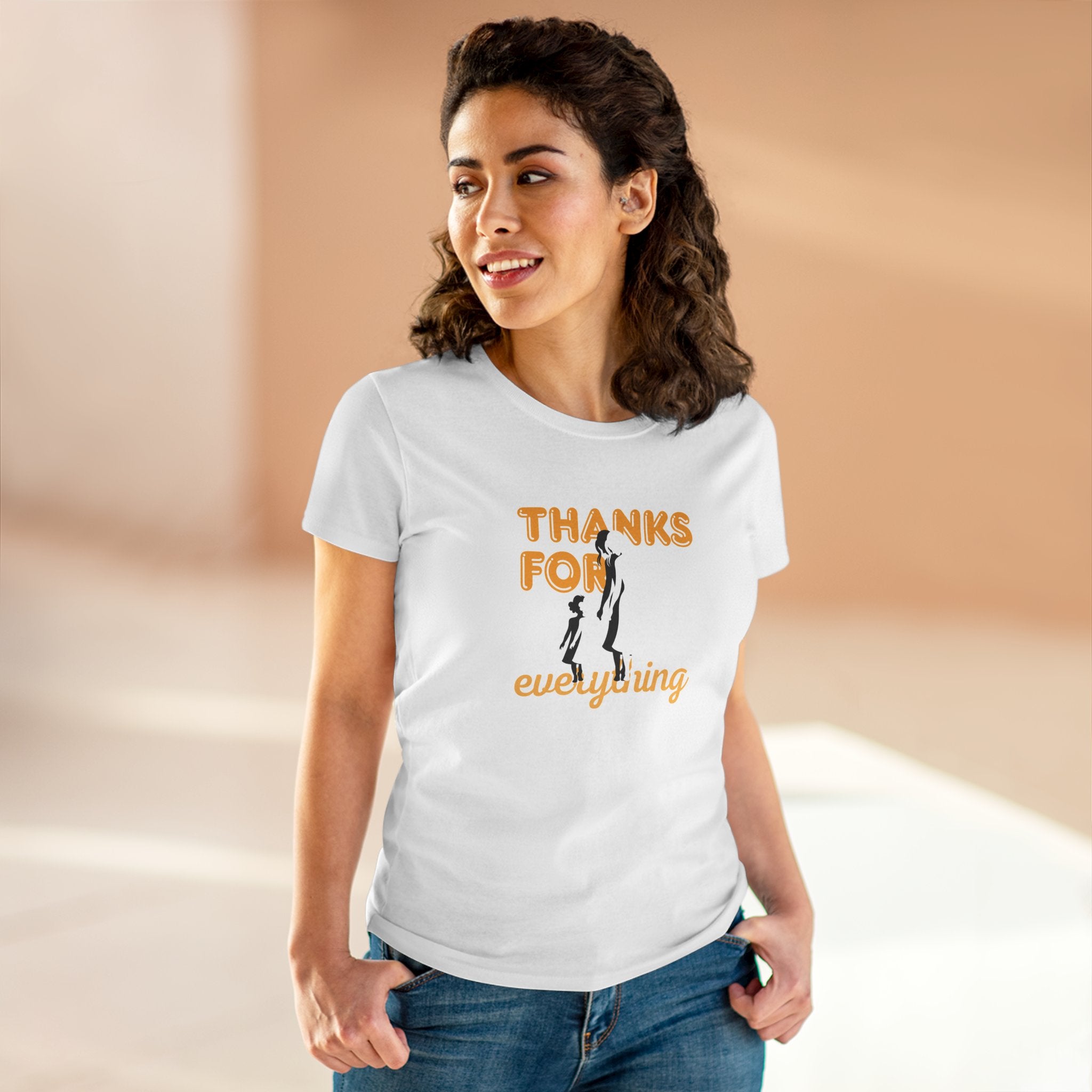 Thanks For Everything Tee — Thank You Gift T-Shirt with Silhouette Design