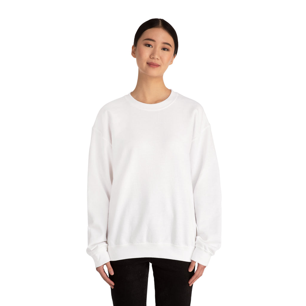 Crewneck Sweatshirt — "Different Colours, Moments" Retro Grid Graphic
