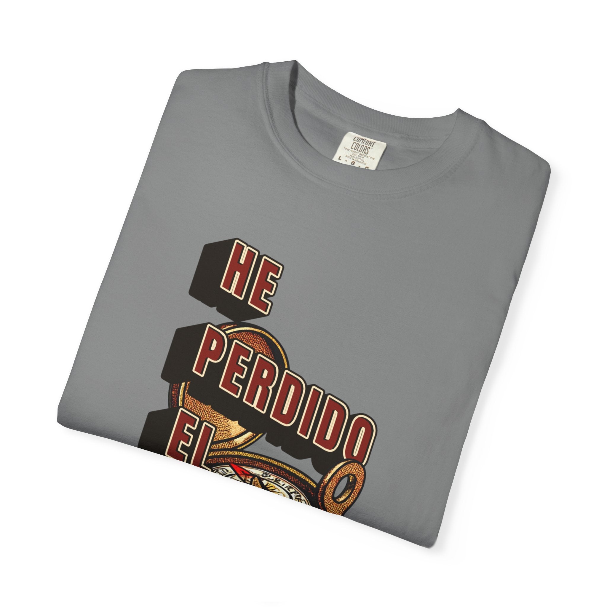 T-Shirt — "He Perdido El Norte" Vintage Compass Graphic