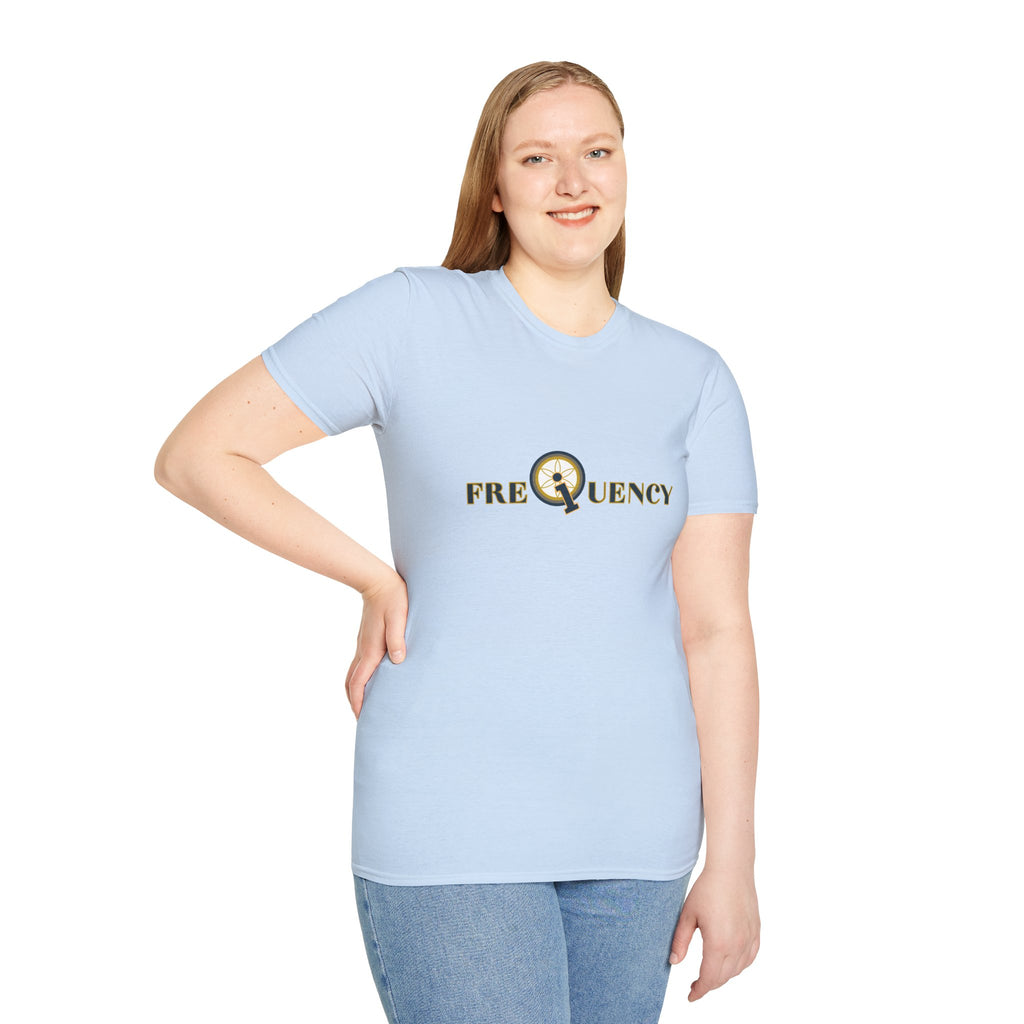Frequency Graphic T-Shirt – Magnifying Glass Logo Tee