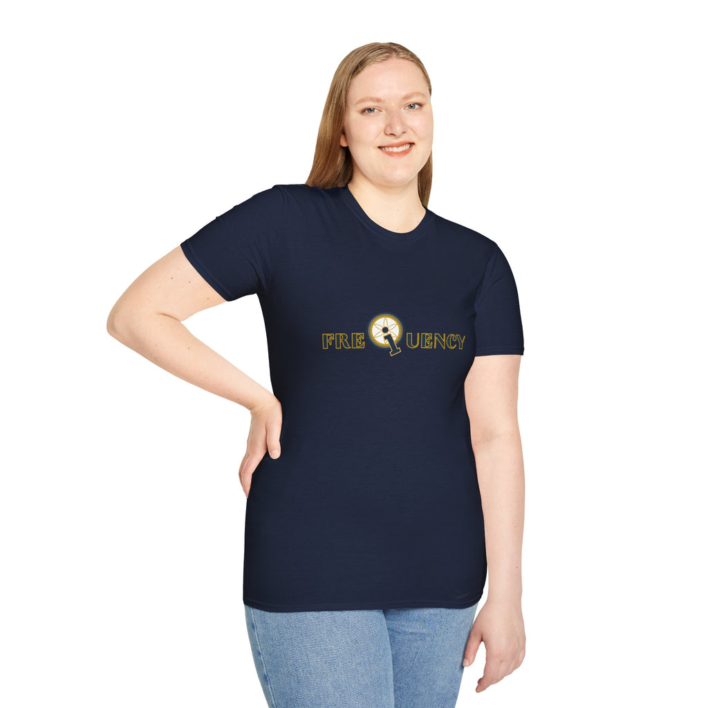 Frequency Graphic T-Shirt – Magnifying Glass Logo Tee