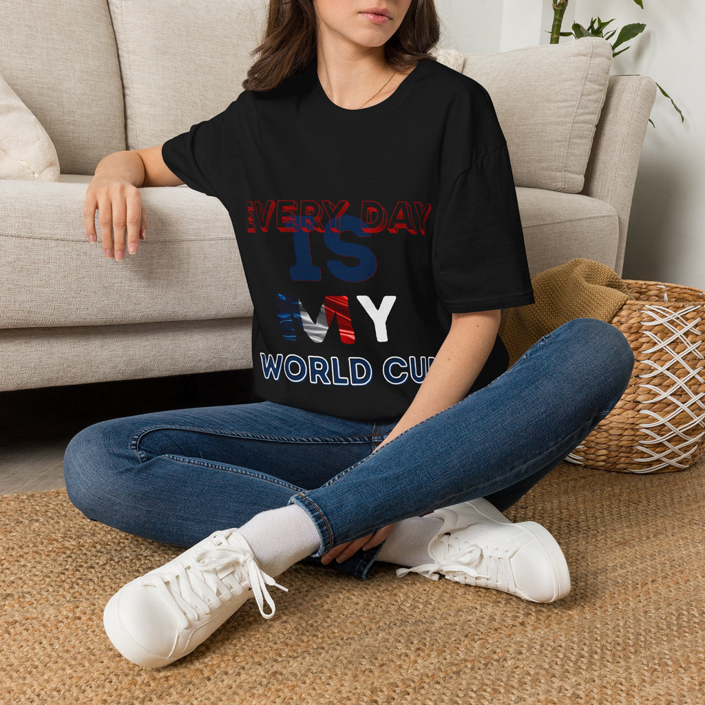 Every Day Is My World Cup T-Shirt — Soccer Fan Graphic Tee
