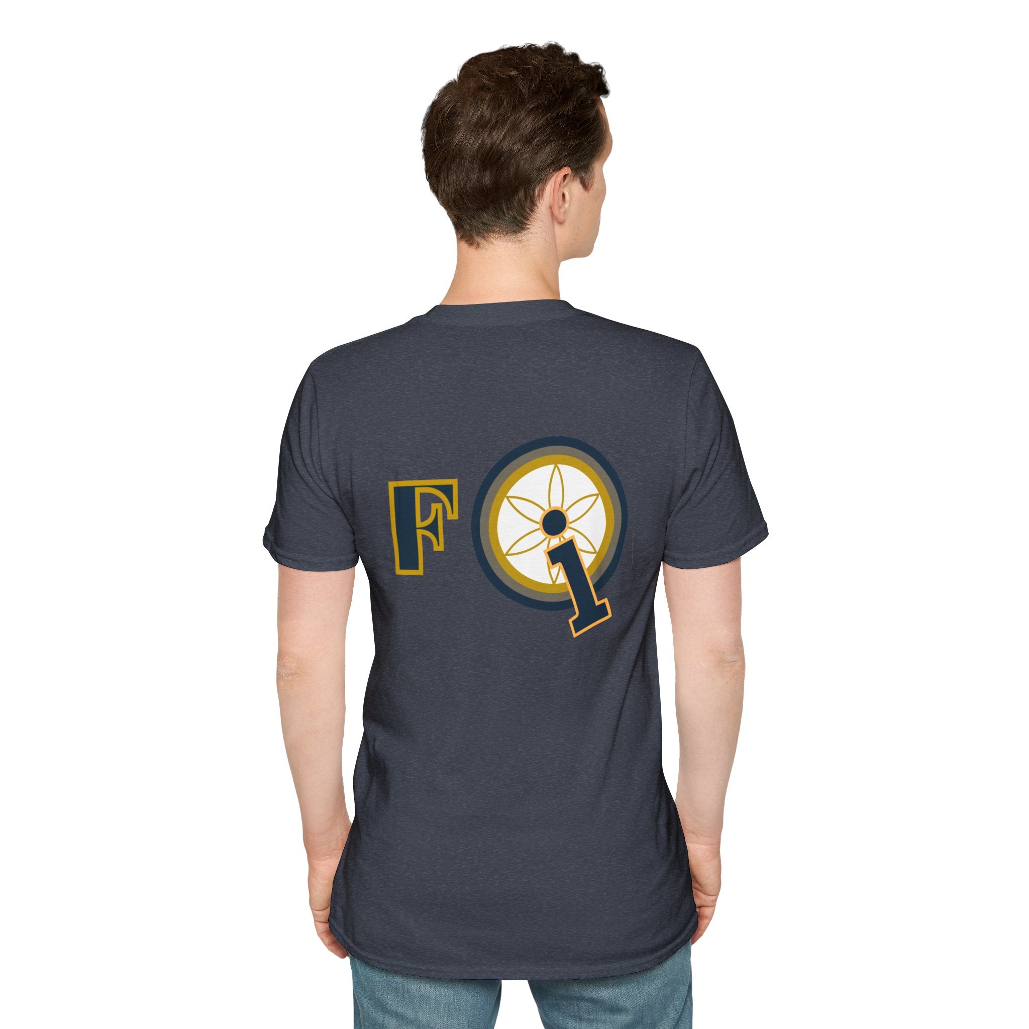 Frequency Graphic T-Shirt – Magnifying Glass Logo Tee