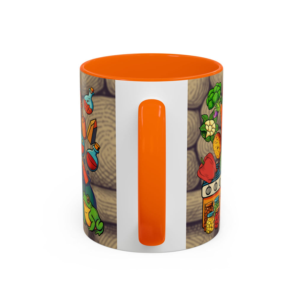 Coffee Mug - "Recetas de La Abuela" Halloween Pumpkin Kitchen Spellbook Accent Mug