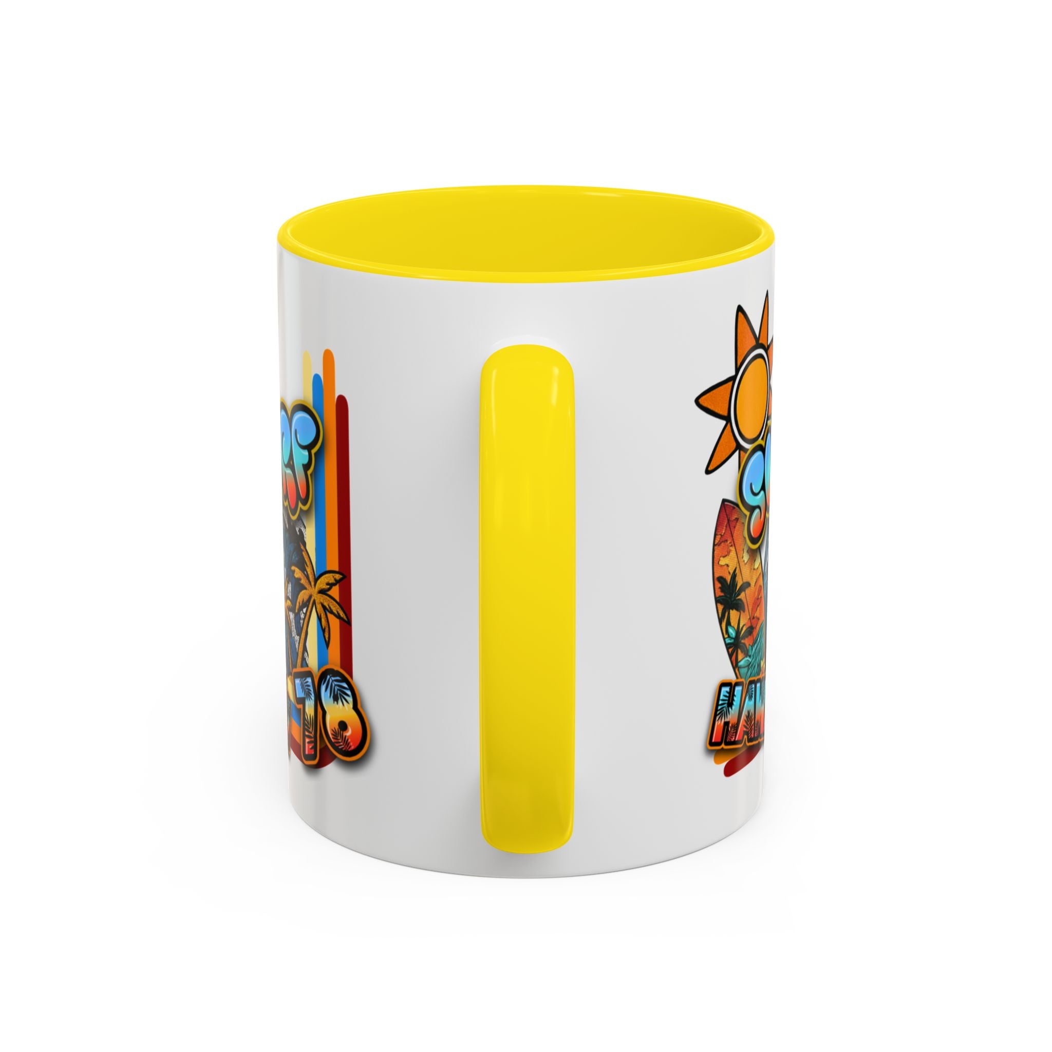 Surf Hawaii Retro Accent Coffee Mug (11/15oz)