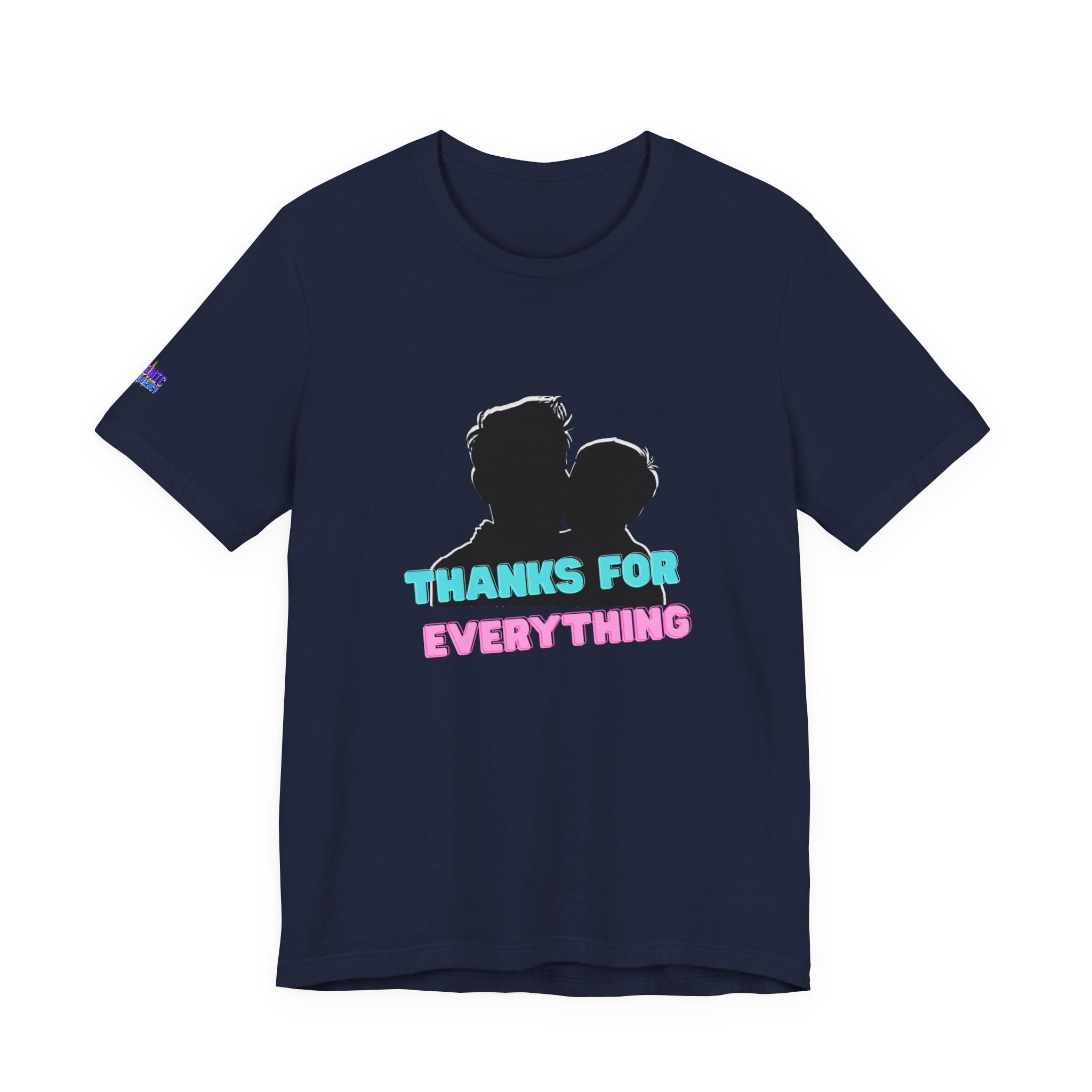 T-Shirt — "Thanks For Everything" Couple Silhouette Appreciation Tee