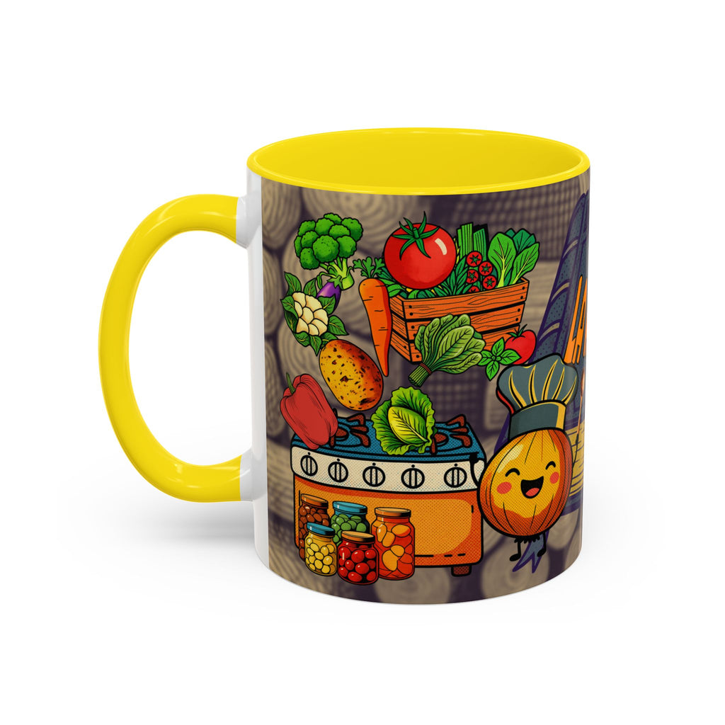 Coffee Mug - "Recetas de La Abuela" Halloween Pumpkin Kitchen Spellbook Accent Mug