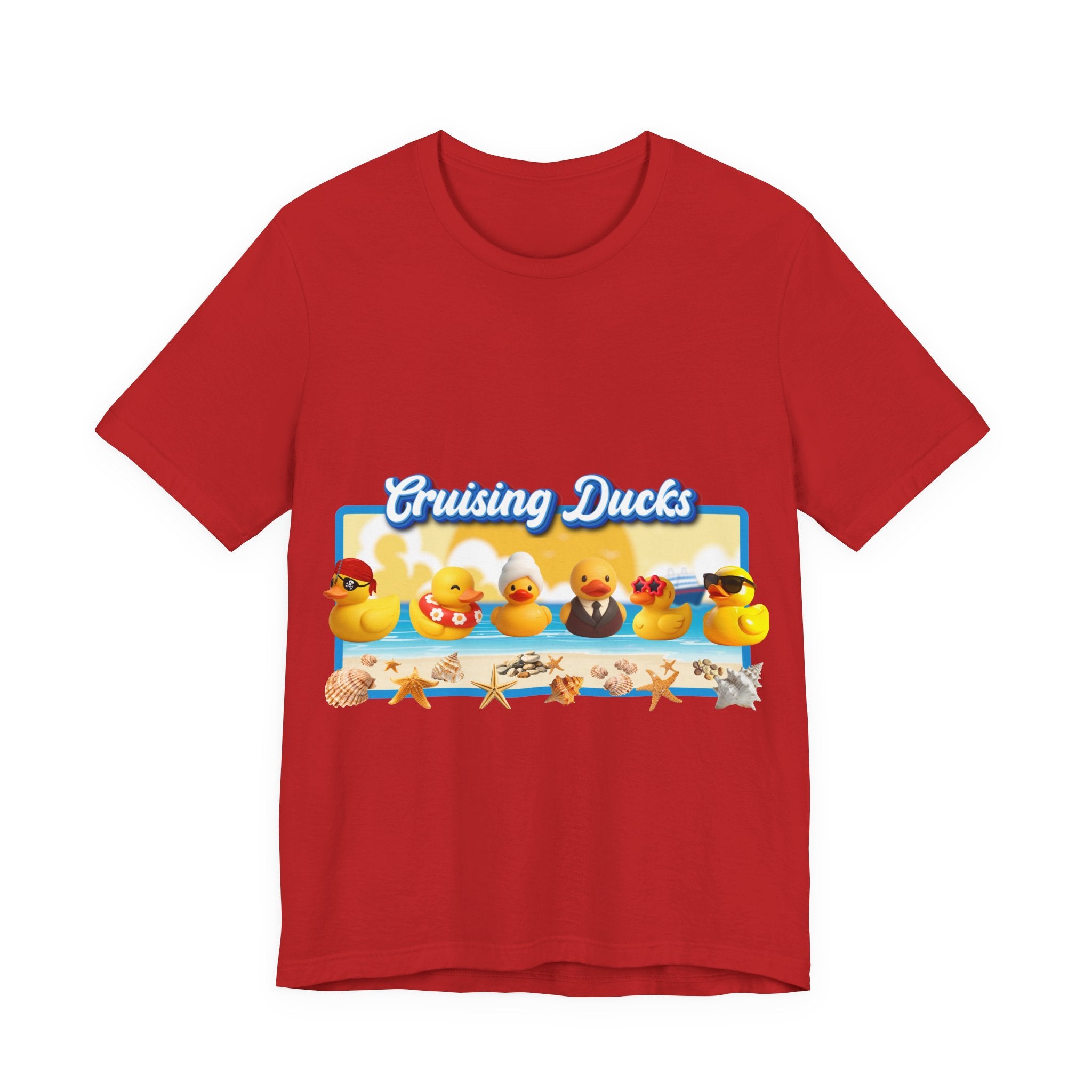 Cruising Ducks T-Shirt – Cute Rubber Duck Beach Graphic Tee