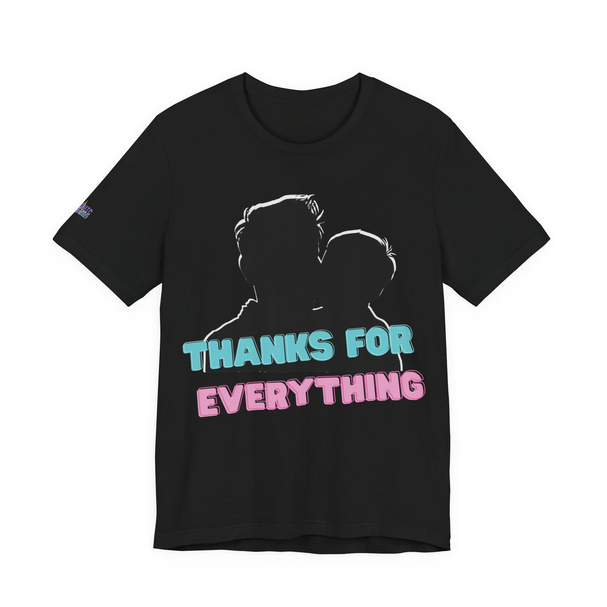 T-Shirt — "Thanks For Everything" Couple Silhouette Appreciation Tee