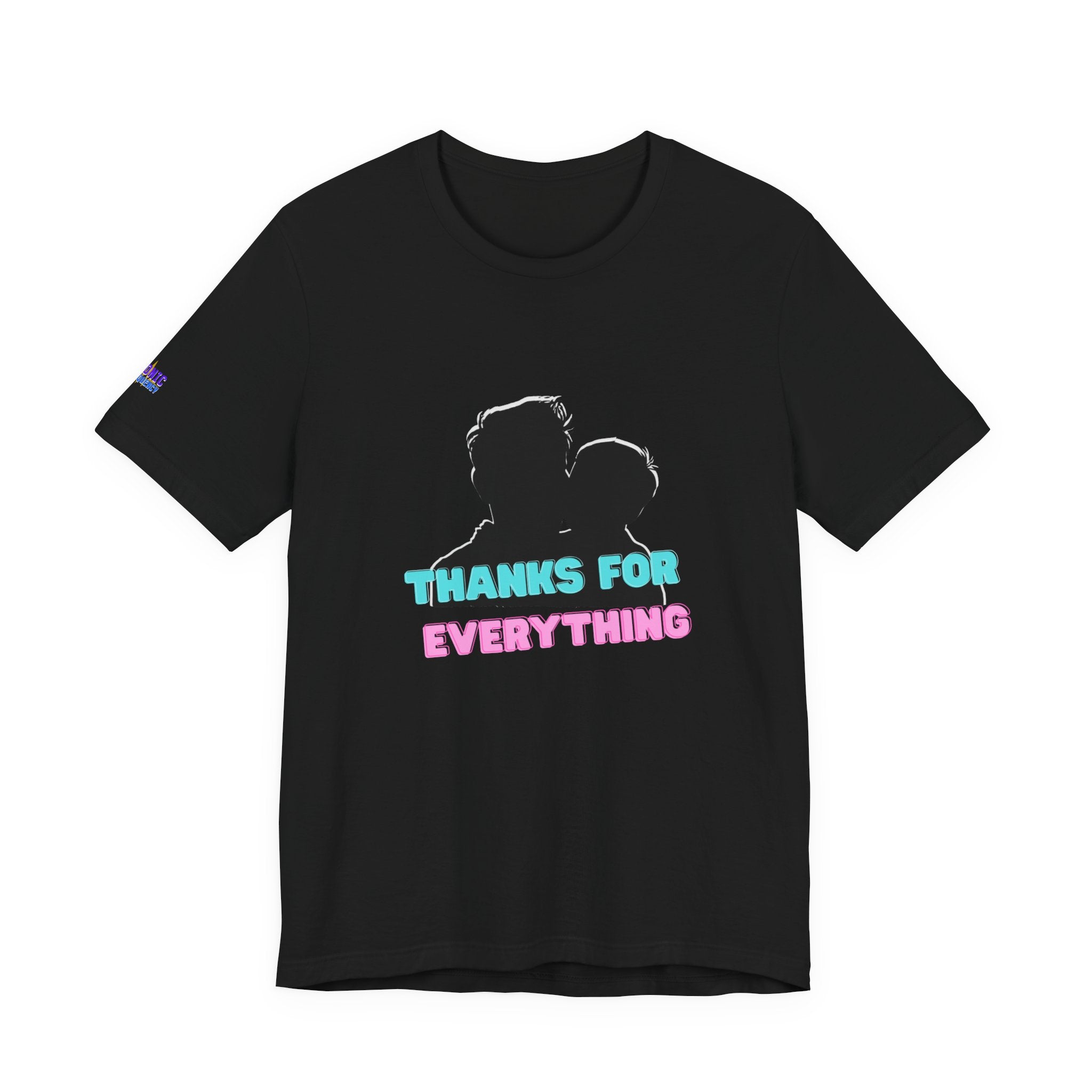 T-Shirt — "Thanks For Everything" Couple Silhouette Appreciation Tee