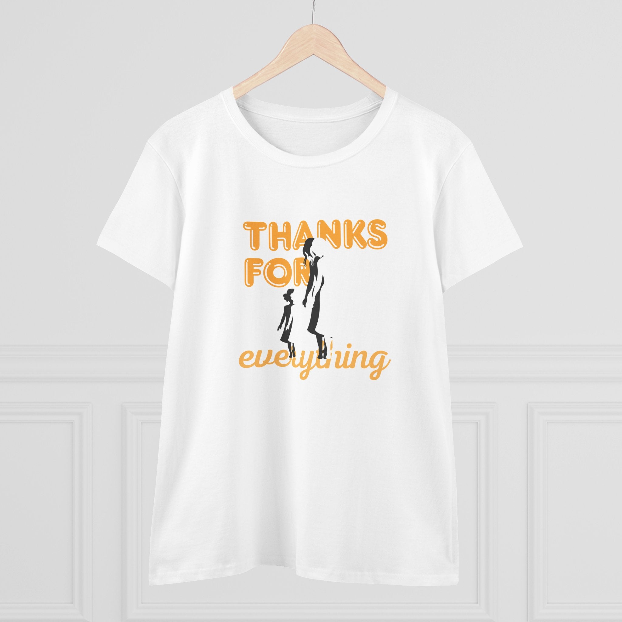 Thanks For Everything Tee — Thank You Gift T-Shirt with Silhouette Design
