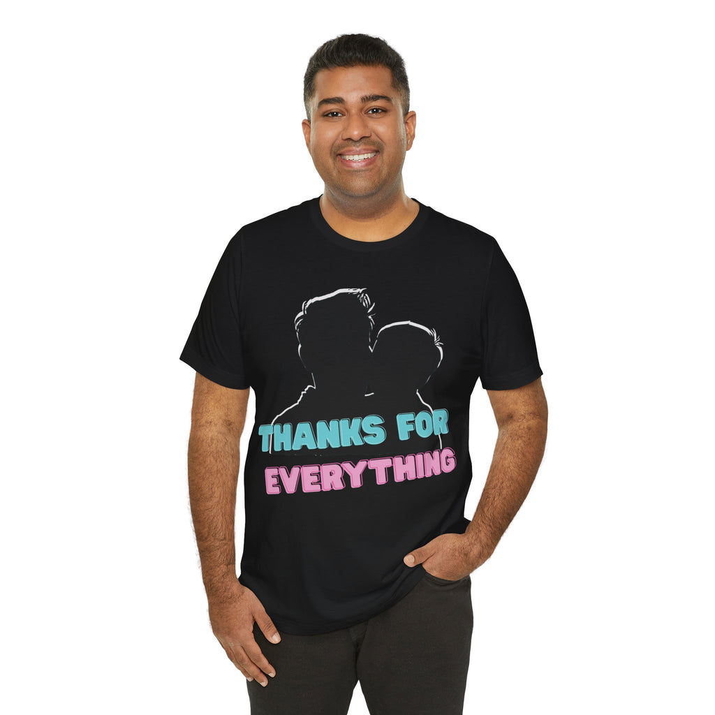 T-Shirt — "Thanks For Everything" Couple Silhouette Appreciation Tee