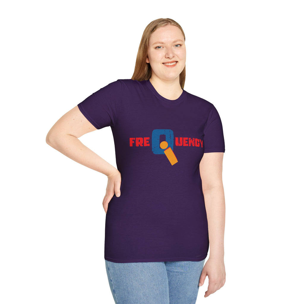 Frequency Graphic T-Shirt – Magnifying Glass Logo Tee