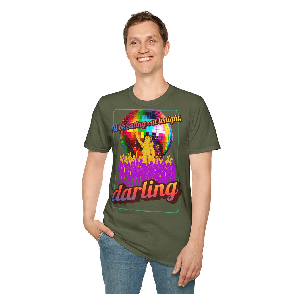 Disco Darling T-Shirt — Retro Rainbow Disco Ball Party Graphic Tee