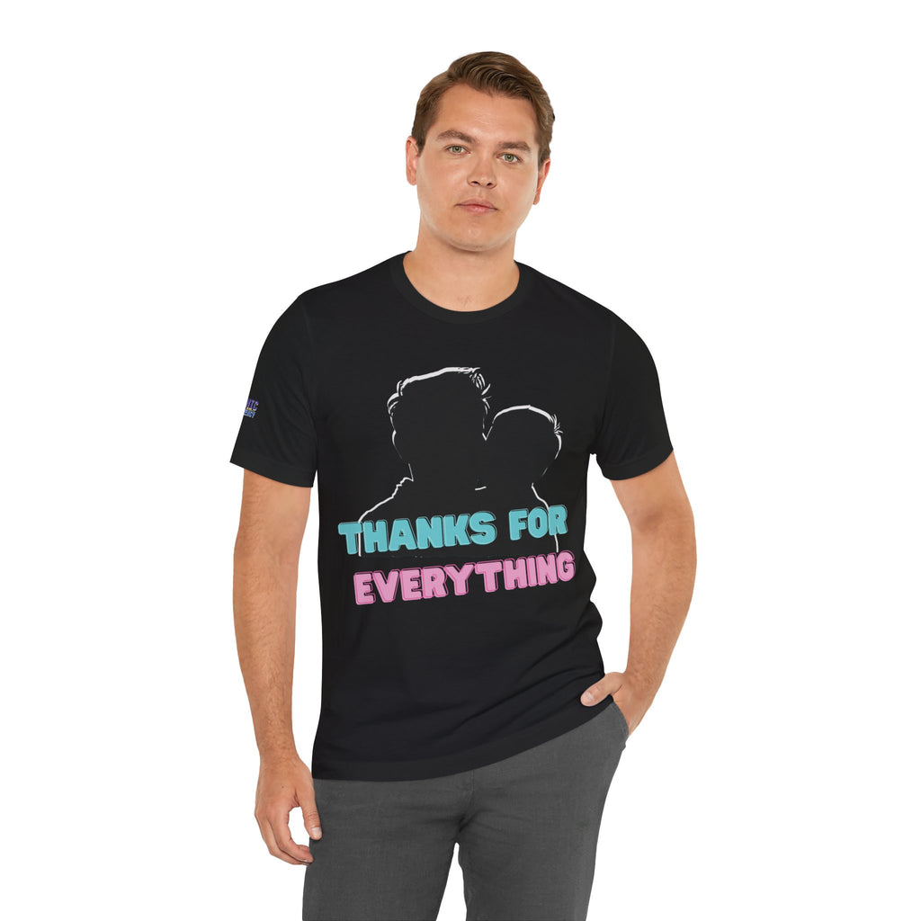 T-Shirt — "Thanks For Everything" Couple Silhouette Appreciation Tee