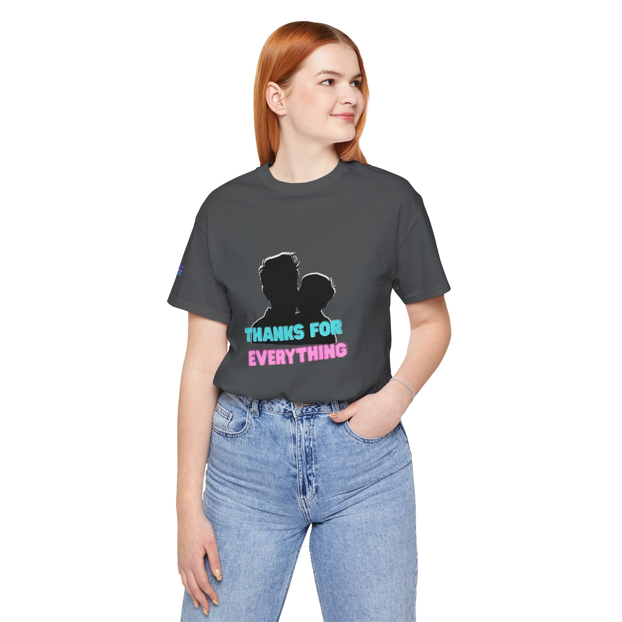 T-Shirt — "Thanks For Everything" Couple Silhouette Appreciation Tee