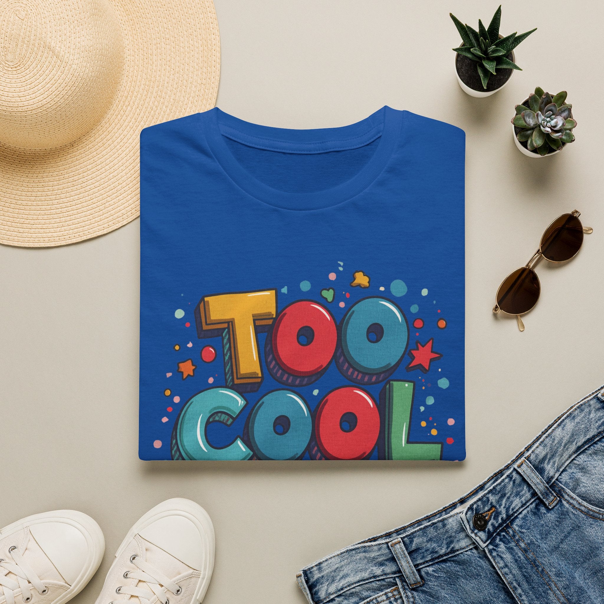 Too Cool to Panic T-Shirt — Retro Pop Graphic Tee