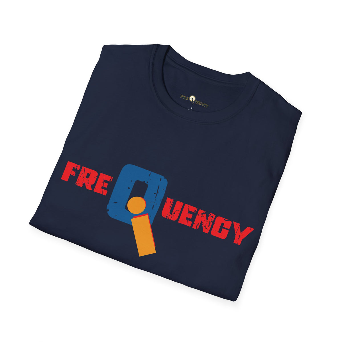 Frequency Graphic T-Shirt – Magnifying Glass Logo Tee