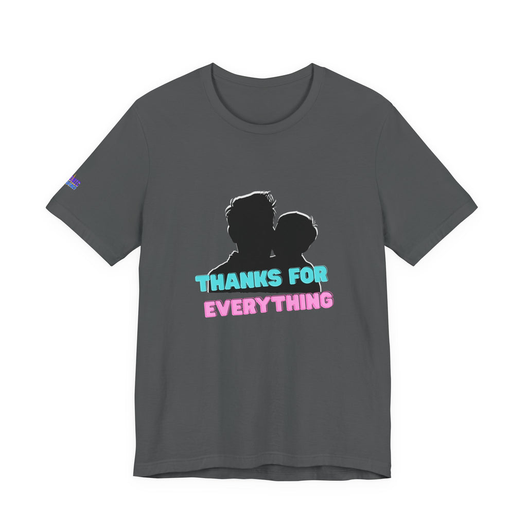 T-Shirt — "Thanks For Everything" Couple Silhouette Appreciation Tee