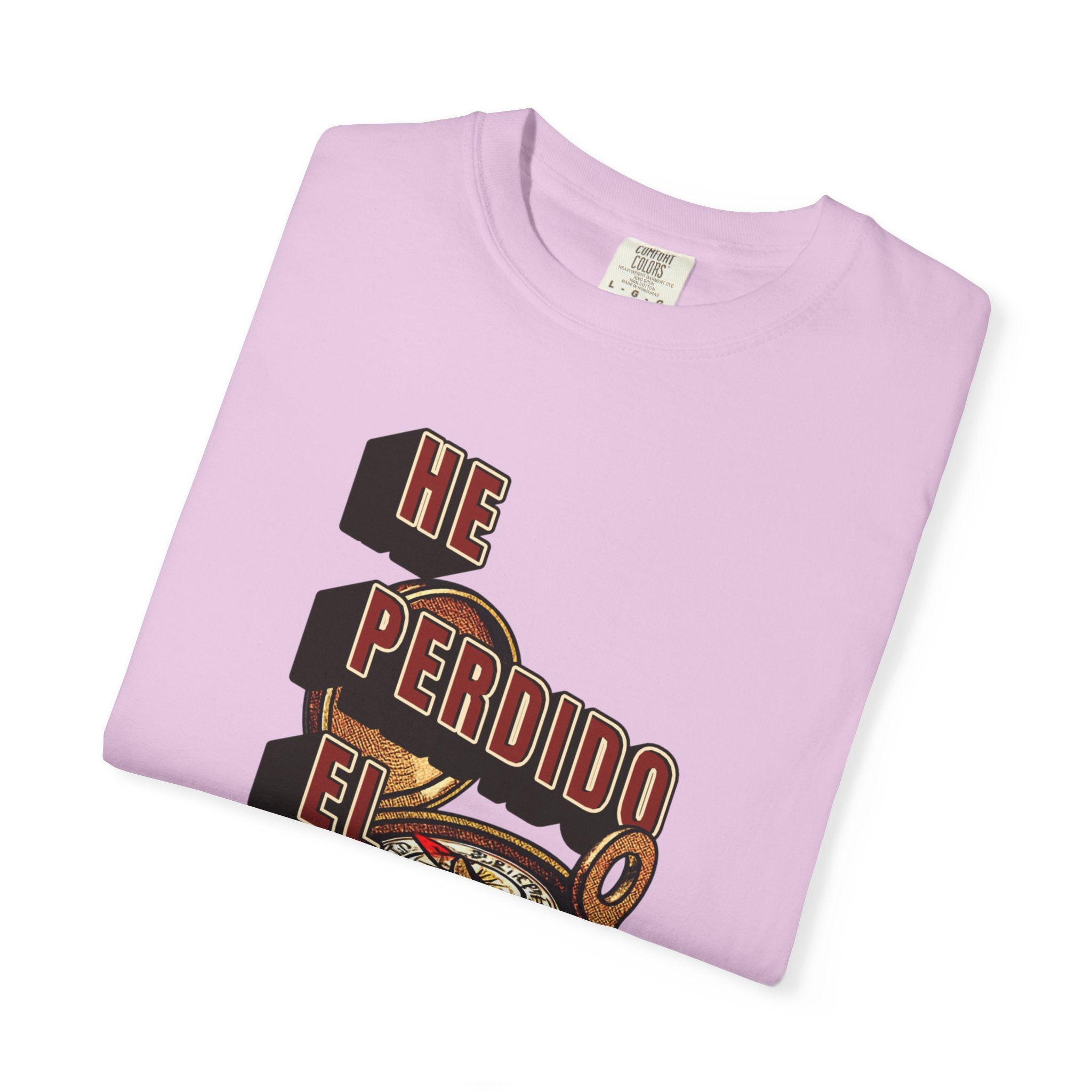 T-Shirt — "He Perdido El Norte" Vintage Compass Graphic