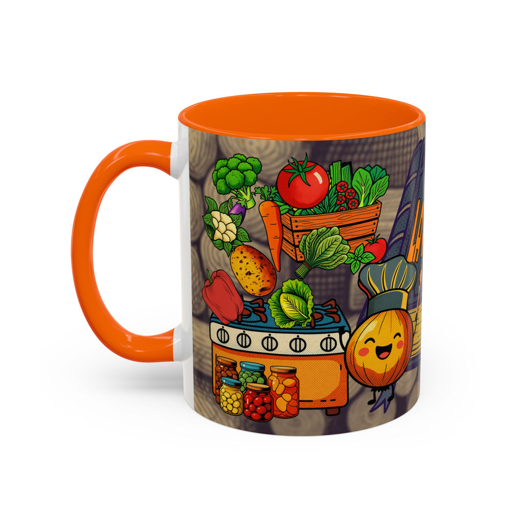 Coffee Mug - "Recetas de La Abuela" Halloween Pumpkin Kitchen Spellbook Accent Mug