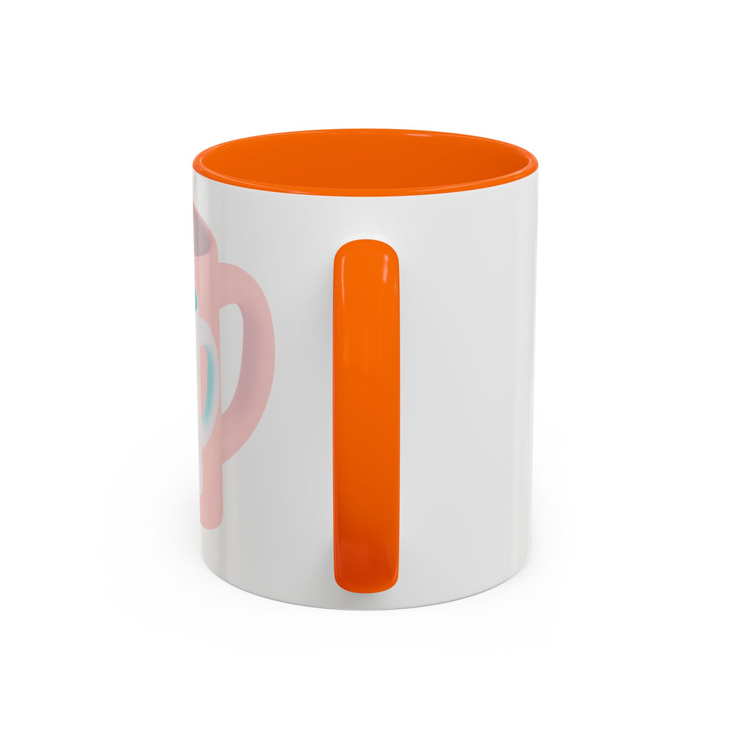 Nested Mugs Coffee Mug — Colorful Retro Stacked Cup Design (11/15oz)