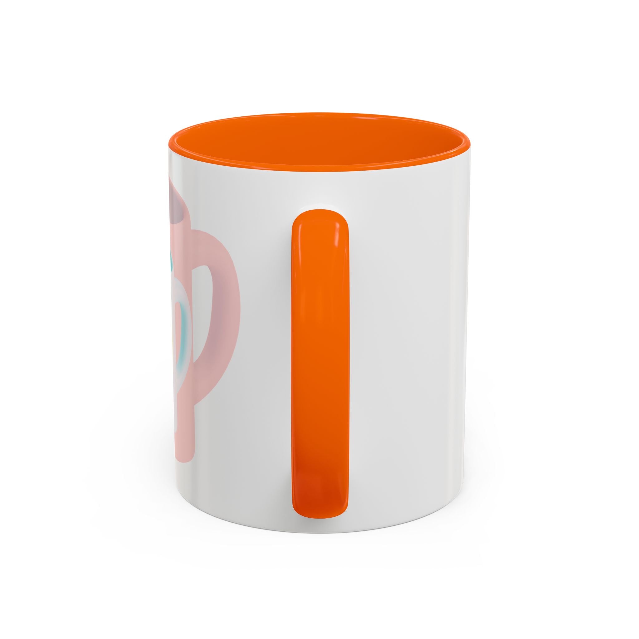 Nested Mugs Coffee Mug — Colorful Retro Stacked Cup Design (11/15oz)
