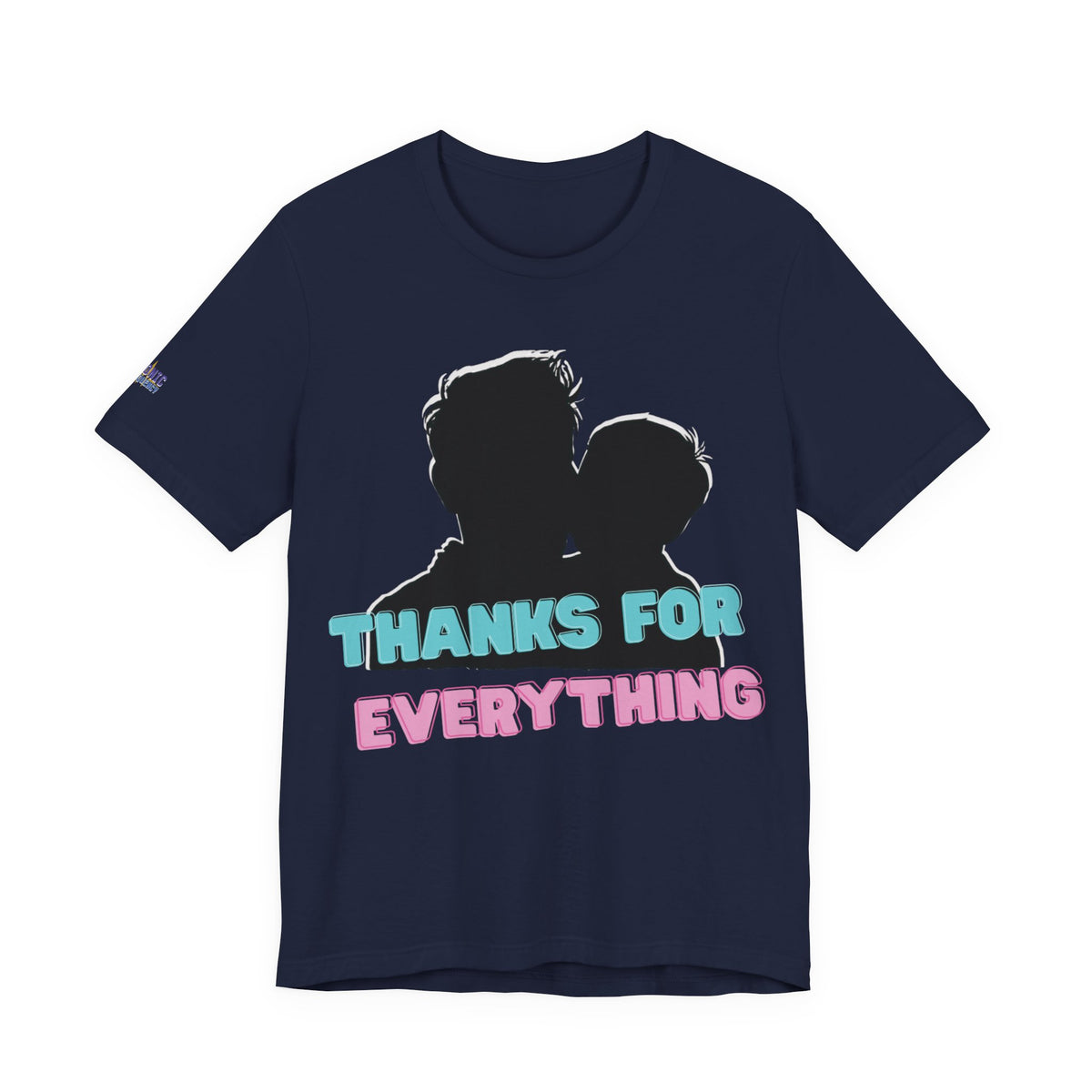 T-Shirt — "Thanks For Everything" Couple Silhouette Appreciation Tee